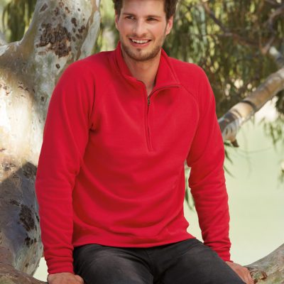 FOTL Mens Classic Zip Neck Sweat