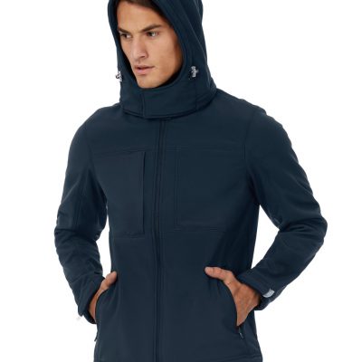 B&C Men's Hooded Softshell