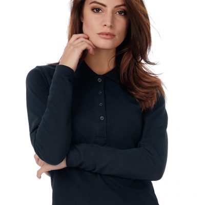B&C Safran Pure Womens L/S Polo